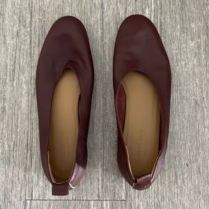 Everlane Oxblood Flats